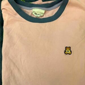 Teddy Fresh Pink Tee with Bear Patch